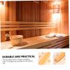 DECHOUS Wooden Timer Sand Timer Hourglass Sauna Room Hourglass 15-minute Calibration Fine Workmanship Sturdy Wood Sauna Accessory for Dry Steam Room view 3