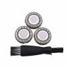 3pcs Replacement Shaver Head Compatible for Philips Compatible for Norelco HQ156 HQ167 HQ540 HQ560 HQ586 HQ5421 HQ5425 HQ5461 HQ5465 Cool Skin 5000/6000 view 2