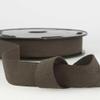 25mm Pure Cotton Herringbone Twill Tape Binding 37 Colours Buy 1 2 4 or 8m+ 675D, 056 Dark Brown, 2 Metres view 1