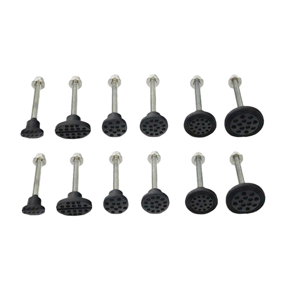 GRIRIW 2 Sets Small Dent Remover Puller Tool for Auto Body and Appliances Plastic and Metal Construction with 6 Specifications Each Set Efficiently Fixes Dents and Dings and Repairing