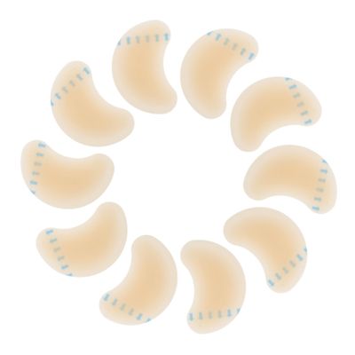 Healeved 10pcs Heel Polishing Tape Pads for High Heels Protector Back of Cushion Inserts for Shoe Crease Protection Guards for Women