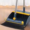 Hand Broom and Dustpan Set - Useful and Functional, Convenient | Sweep Drigion with Long Handle and Floor Dustpan Vertical Broom for Home Cleaning for Study Room, Garage, Came view 2
