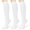 3 Pairs Compression Socks 15-20 mmhg for Men & Women, Support Socks Compression Stockings for Running, Swelling, Nurse, Flight, Nurses,Edema view 1