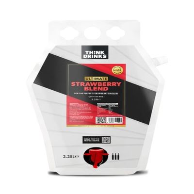 Think Drinks Strawberry Daiquiri Cocktail Base, 2.25Ltr (Pack 2)