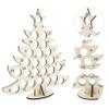 ABOOFAN Wooden Chocolate Stand Countdown Design for Xmas Party Decorations and Displaying Chocolate Treats view 2