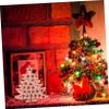 ABOOFAN Wooden Chocolate Stand Countdown Design for Xmas Party Decorations and Displaying Chocolate Treats view 3