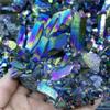10Pcs 150g Natural Rainbow Quartz Crystal Cluster VUG Titanium Specimens view 3