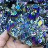 10Pcs 150g Natural Rainbow Quartz Crystal Cluster VUG Titanium Specimens view 4