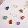 10Sets Natural 7 Quartz Crystal Balance Crushed Stone Decor Gift view 2