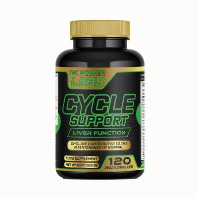 Liver Support Supplements - Cycle Support Liver Cleanse Detox and Repair - Choline Supplement - PCT Blood Pressure Supplement - 120 Capsules
