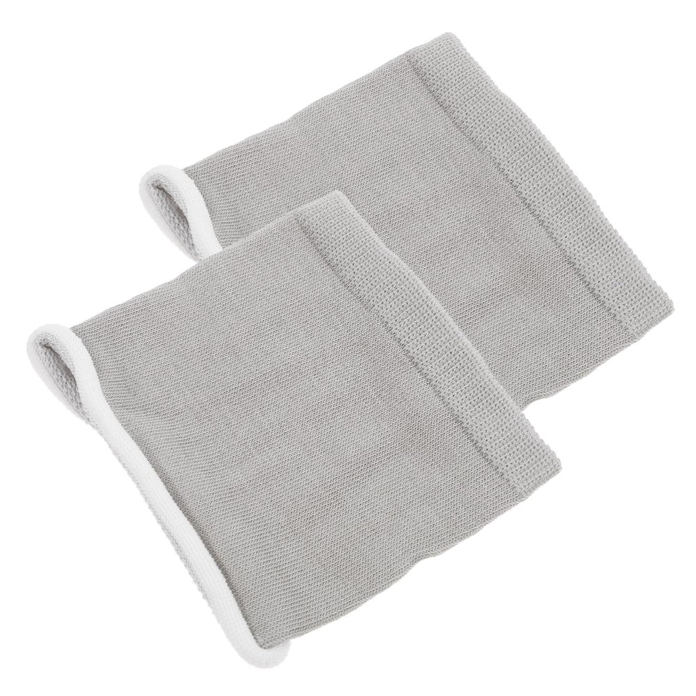 iplusmile 2pcs Sweat Blocker Face Mask Grey Mask Liners Washable Reusable Cotton Material