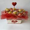 Luxury Bouquet Gift Decorative Box & Bow Romantic Valentines Day, Anniversary & Special Occasion Gift view 3