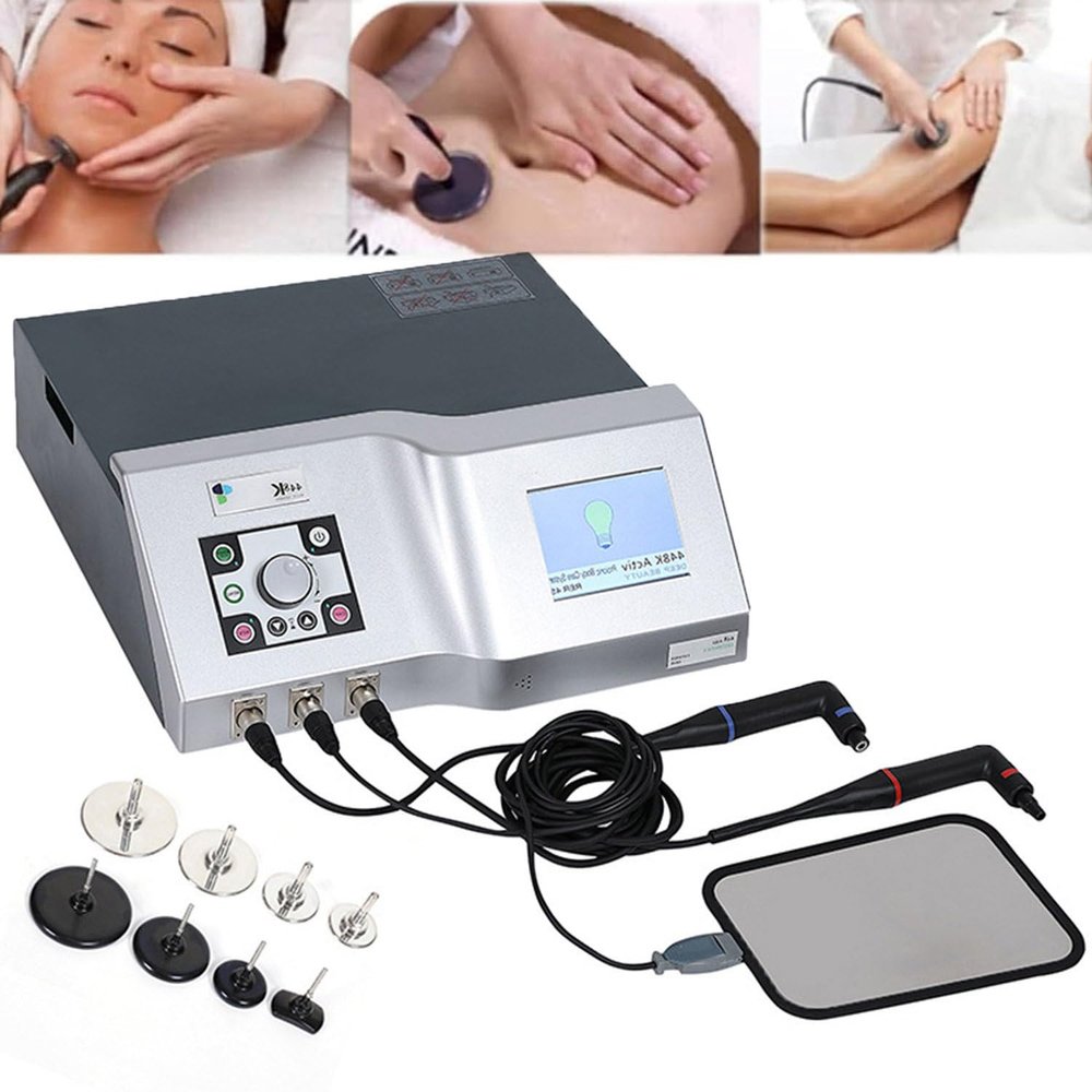 448K Deep Care Therapy Diathermy Machine,Portable Cap/RES/RF Diathermy Body Therapy Machine,Can Deal with Fat and Soreness in Various Parts of The Body