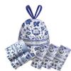 4 Gallon Small Trash Bags Blue No-Tearing Drawstring 1.1 Mil Thick - 128 Count Small Garbage Bags for Bathroom Kitchen Toilet Home Office and Bedroom view 1