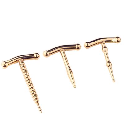 3pcs Men's Stainless Steel Fitness Bodybuilding Metal Horse Eye Bars Combo Set with Fixed Base