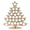 Eioeeklop Wooden Christmas Countdown Calendar Christmas Tree Countdown Calendar Chocolate Stand A view 1