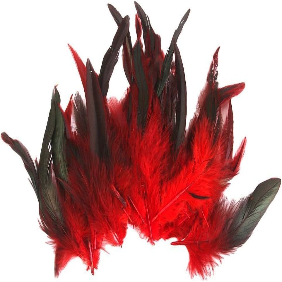 Gammaeon 50Pcs Feather Nature Feather, Carnival Halloween Costume, Handicrafts, Craft Feathers, Painting and Handicrafts for Decoration