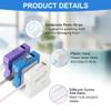 OFFCUP Dental Polishing Strip, 4mm Dental Abrasive Strips, 1Pc Whitening Strip, Tooth Sandpaper Resin Tooth Interdental Sanding Grinding Tool, 6m/Rolls/Box (Blue-Fine) view 3