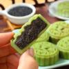 Black sesame Mung Bean cake,handmade traditional casual pastry,healthy nutritious breakfast bread,instant meal replacement,dessert,pastry,vegetarian,delicious snack gift (19 packs) view 3