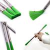 NentMent 3 Pack Crevice Cleaning Brush 9 Inch Small Cleaning Brush Tight Spaces Multi-Purpose Double-ended Hard Bristle Brushes for Narrow Dead Corner Deep Gap Robot Vacuum Mop Combo Washing Machine view 2