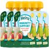 Heinz Baby Food Peach, Apple and Yoghurt Immunity Support Fruit Pouch 6x85g view 1