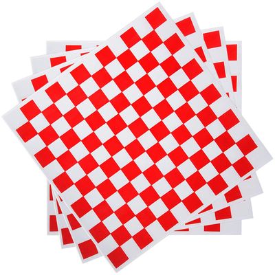 100 Sheets Deli Paper Air Fryer Paper Disposable Sandwich Wrap Paper Basket Liner Grease Resistant Checkered Papers for Picnics, Kids Meal, Barbecue, Restaurants, Backyard Cookout Party 12 in x 12 in