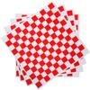 100 Sheets Deli Paper Air Fryer Paper Disposable Sandwich Wrap Paper Basket Liner Grease Resistant Checkered Papers for Picnics, Kids Meal, Barbecue, Restaurants, Backyard Cookout Party 12 in x 12 in view 1