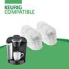 24 Pack Replacement Charcoal Water Filters for Keurig K-Mini, K-Duo, K-Slim, K-Supreme, K-Elite, K-Classic, K-Cafe, K-Select, K-Express, K-Compact - Universal Fit for Keurig 2.0 & 1.0 Coffee Makers view 3