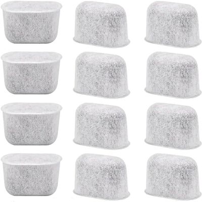 12 Pack Replacement Charcoal Water Filters for Keurig K-Mini, K-Duo, K-Slim, K-Supreme, K-Elite, K-Classic, K-Cafe, K-Select, K-Express, K-Compact - Universal Fit for Keurig 2.0 & 1.0 Coffee Makers