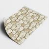 Beige Stone Wall Rustic Wrap Around Print A4 Edible Paper Icing Sheet Cake Topper Side Ribbon Border Decor for Personalised Themed Decorations 0H view 3