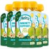 Heinz Baby Food Apple, Banana & Cereals Immunity Support Fruit Pouch 6 x 85g view 1