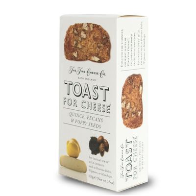 Toast for Cheese Quince, Pecan & Poppy Seeds