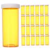 SEWOART 25pcs Travel Pill Bottles Medicine Box Caps Organizer for Daily Use Purse Holder view 1
