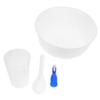 Cabilock Prison Use Bowl Spoon Toothbrush Mini Cup Plastic Eating Aid Comfortable Safe Daily Necessities for Residents in Special Settings view 1