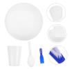 Cabilock Prison Use Bowl Spoon Toothbrush Mini Cup Plastic Eating Aid Comfortable Safe Daily Necessities for Residents in Special Settings view 4