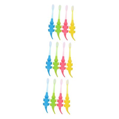 Healeved 24pcs Boys and Girls Toothbrushes Manual Toothbrush for Boy Girl Cartoon Design Teeth Cleaning Brush for Daily Dental Care Random Color
