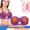 ISKDJBJG Breast Enlarging Massager Vibration Hot Compress Rechargeable Electric Breast Augmentation Massage Bra Unclogs Meridians view 2