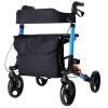 JKJZSALJ Folding Rollator Rollator Walker,Lightweight Adjustable Height Rolling Walker with Seat,Mobility Aids Load 140 Kg view 1