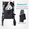 JKJZSALJ Folding Rollator Rollator Walker,Lightweight Adjustable Height Rolling Walker with Seat,Mobility Aids Load 140 Kg view 2
