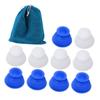 SEWOART 11pcs Silicone Cupping Cup Set for Body with Moisture Absorbing Feature, Vacuum Suction Therapy Tools Suitable for Home Use in Household Cupping Therapy view 1