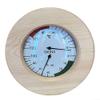 Advokingtap Wood Thermo-Hygrometer, Digital Sauna Room Thermometer Hygrometer, Sauna Wooden Thermometer Humidity Meter Wooden Sauna Accessories view 2