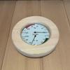 Advokingtap Wood Thermo-Hygrometer, Digital Sauna Room Thermometer Hygrometer, Sauna Wooden Thermometer Humidity Meter Wooden Sauna Accessories view 4