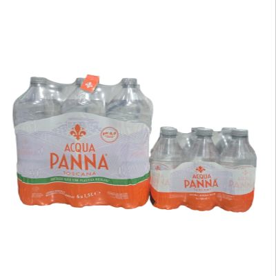 Acqua Panna Water x6 1.5Litre Plastic Bottles. X 6 500ml Plastic Bottles - (12 Pack)