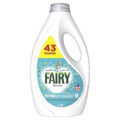 Fairy Non Bio Liquid Detergent, 43 Washes, 1.333L