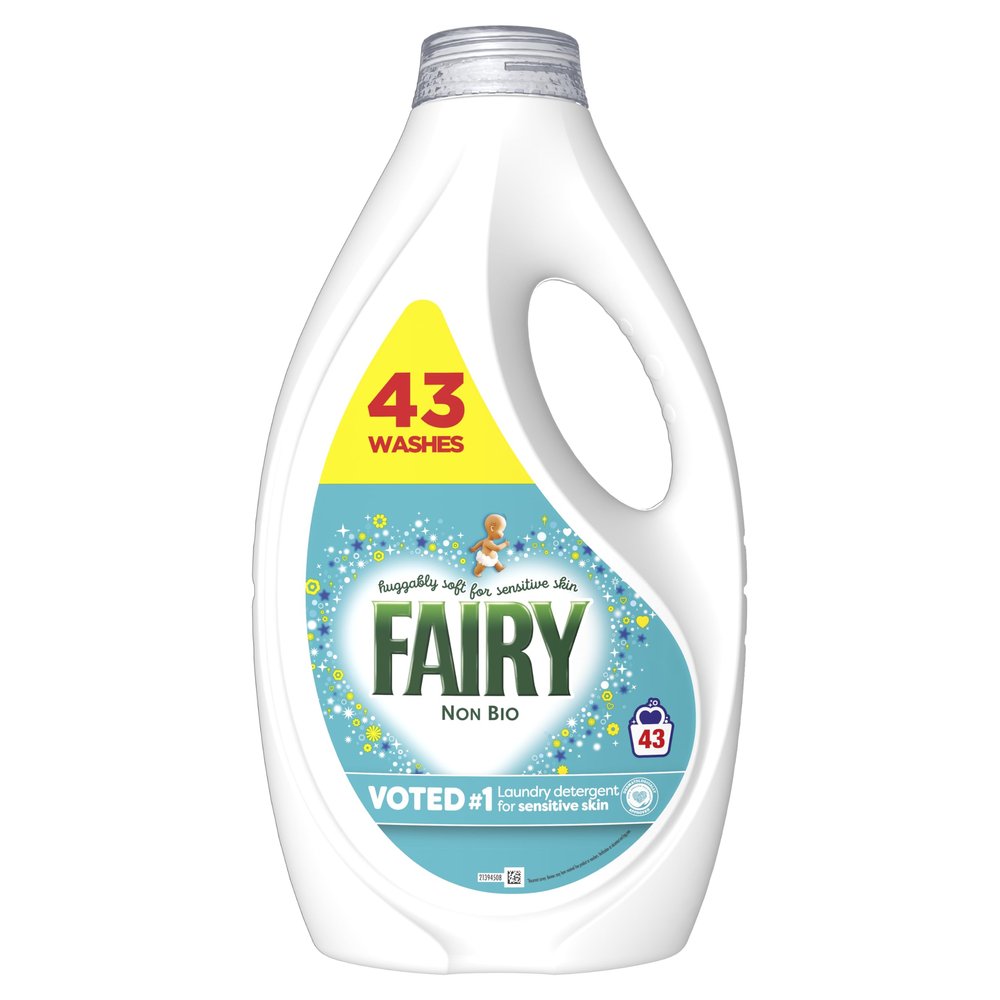 Fairy Non Bio Liquid Detergent, 43 Washes, 1.333L