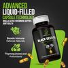 UnlockSupps Cold Pressed Black Seed Oil Capsules 500mg, 120 Liquid-Filled Vegan Capsules, Nigella Sativa for Immune Support, Joint HealthFast Absorption, Heat-Resistant view 2