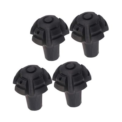 POPETPOP Protective Hiking Pole Tips 4pcs Trekking Poles Tip Covers Walking Stick Head