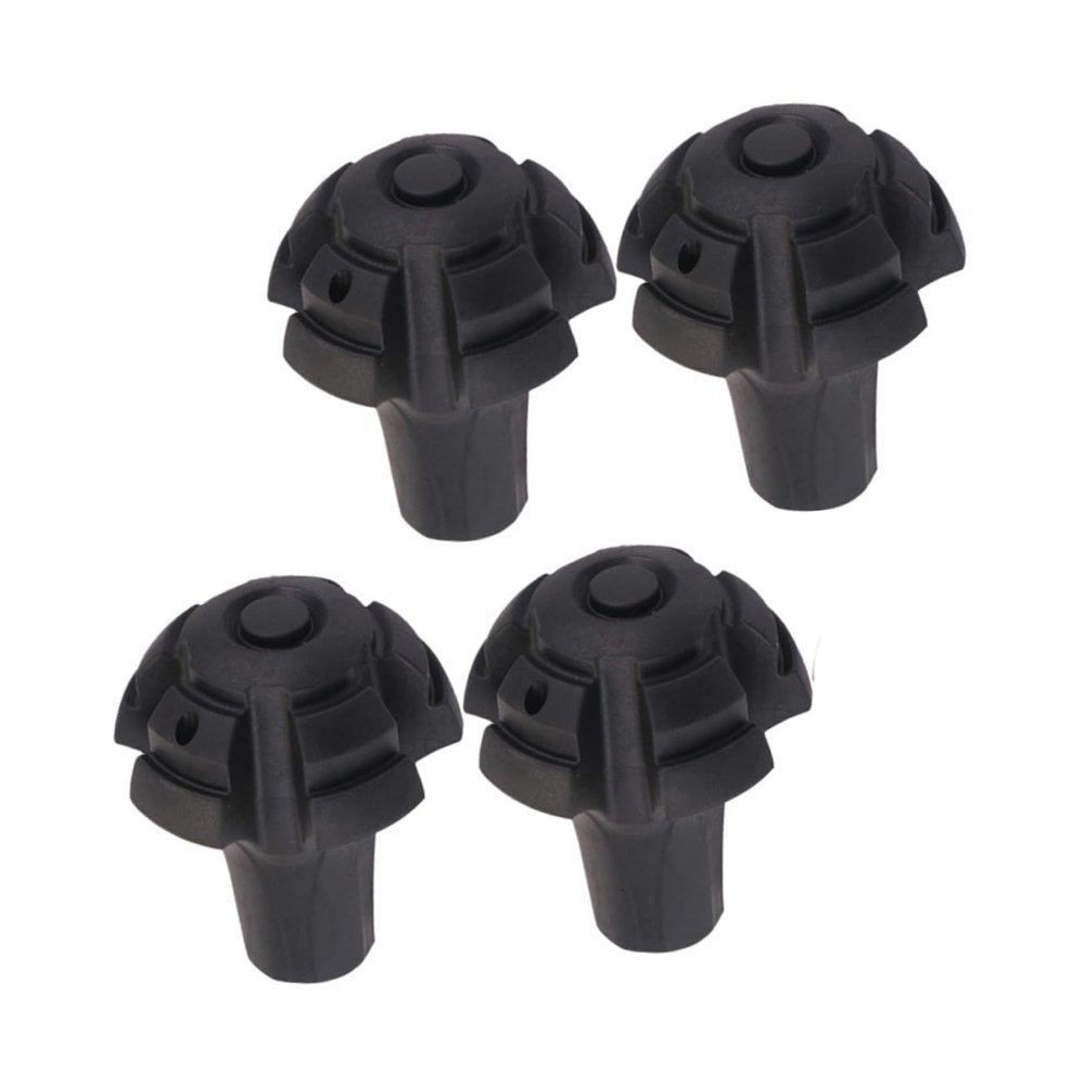 POPETPOP Protective Hiking Pole Tips 4pcs Trekking Poles Tip Covers Walking Stick Head