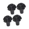 POPETPOP Protective Hiking Pole Tips 4pcs Trekking Poles Tip Covers Walking Stick Head view 1