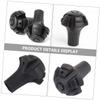 POPETPOP Protective Hiking Pole Tips 4pcs Trekking Poles Tip Covers Walking Stick Head view 3